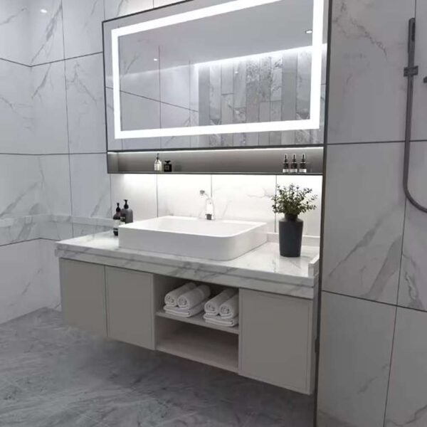 Automatic Sensor Touchless Bathroom Sink Faucet With Deck Plate In Polished Chrome